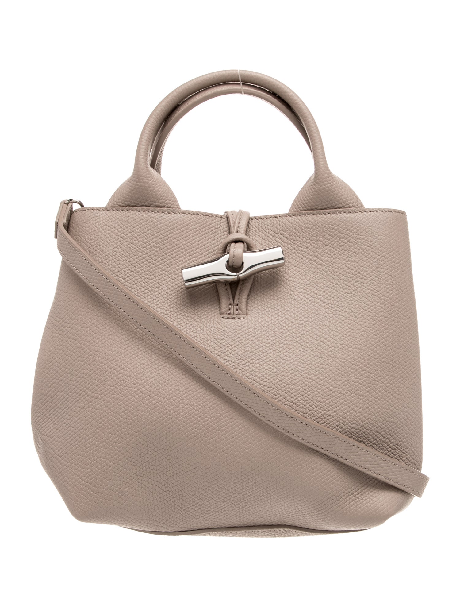 Longchamp Leather Le Roseau Medium