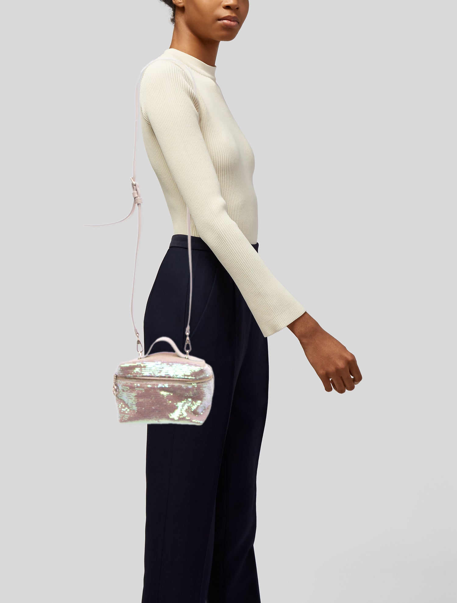 Fendi Zucchino Double Flap Baguette - Brown Mini Bags, Handbags