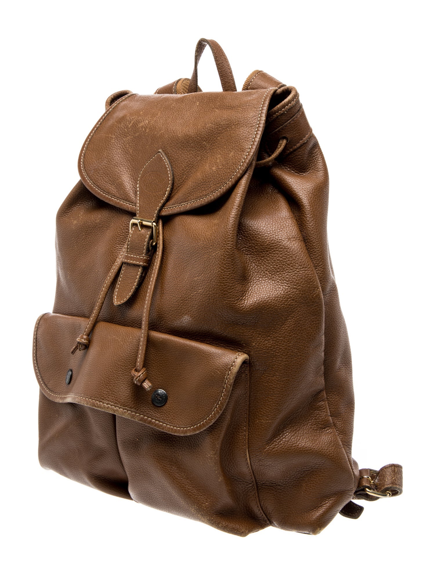 Longchamp Leather Backpack