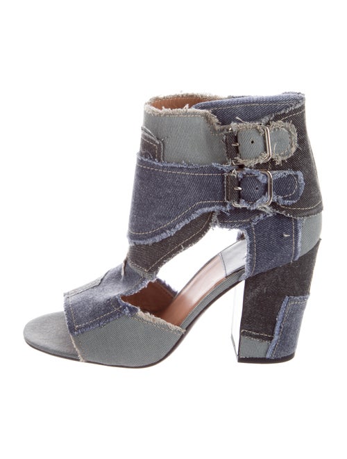 Laurence Dacade Rush Patchwork Peep-Toes Boots Bla