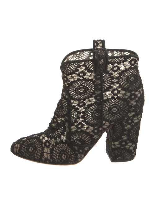 Laurence Dacade Lace Pattern Lace Trim Embellishment Boots