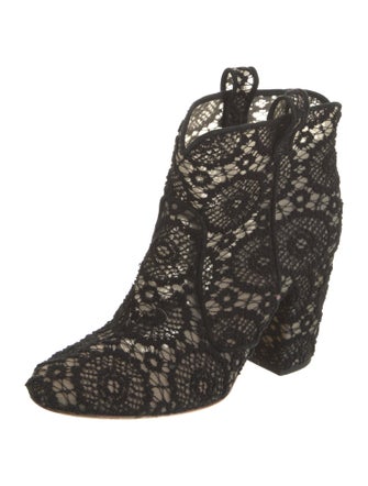 Laurence Dacade Lace Pattern Lace Trim Embellishment Boots