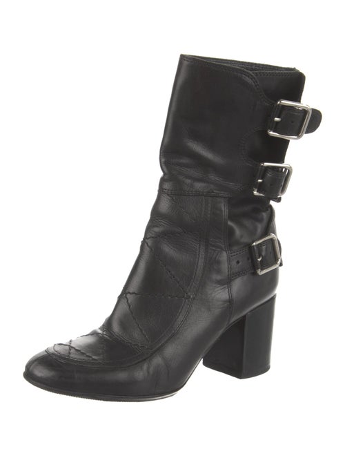 Laurence Dacade Leather Moto Boots