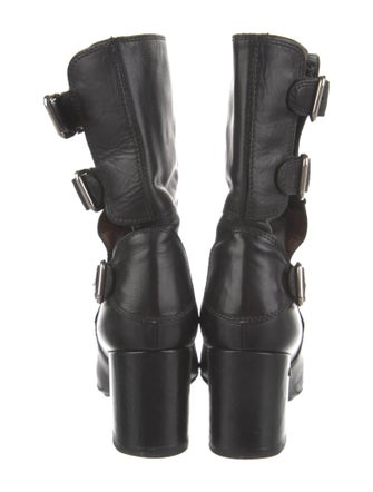 Laurence Dacade Leather Moto Boots