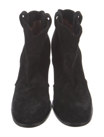 Laurence Dacade Suede Western Boots