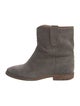Laurence Dacade Suede Whipstitch Trim Boots