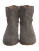 Laurence Dacade Suede Whipstitch Trim Boots