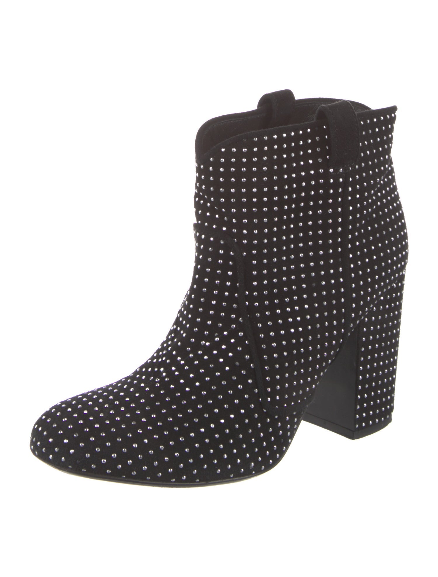 Laurence Dacade Suede Studded Accents Boots