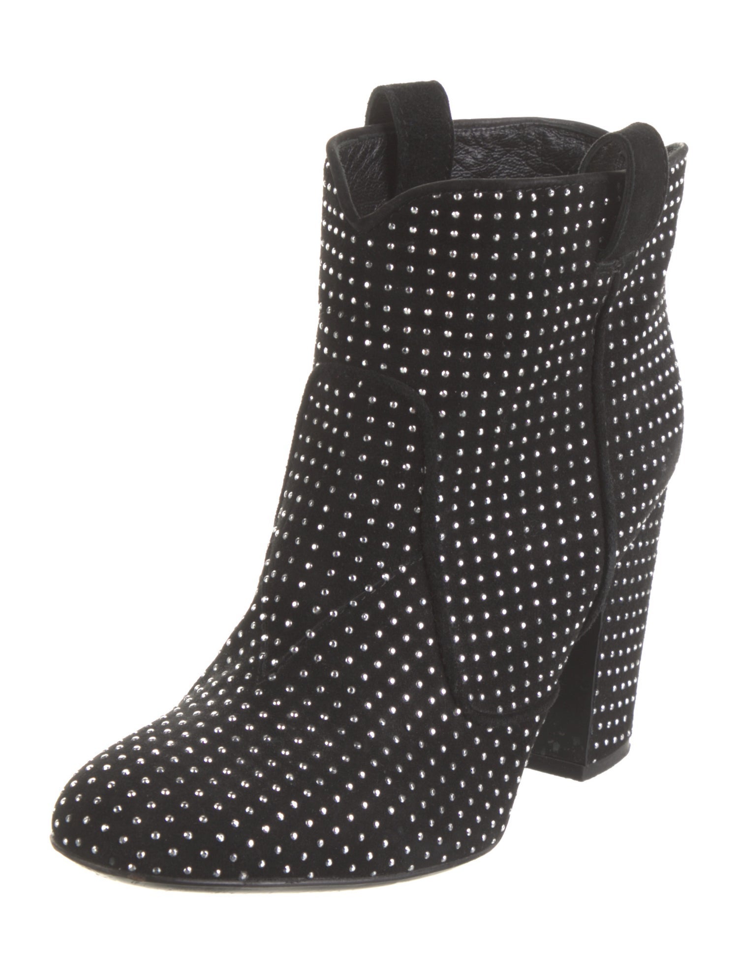 Laurence Dacade Suede Studded Accents Boots