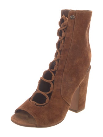 Laurence Dacade Suede Lace-Up Boots