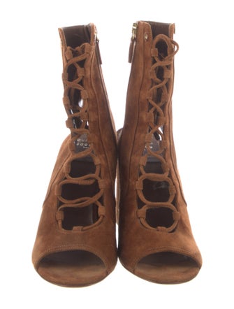 Laurence Dacade Suede Lace-Up Boots