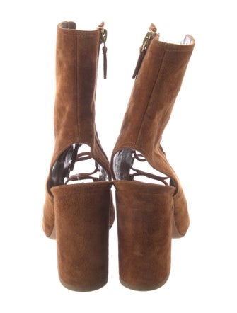 Laurence Dacade Suede Lace-Up Boots