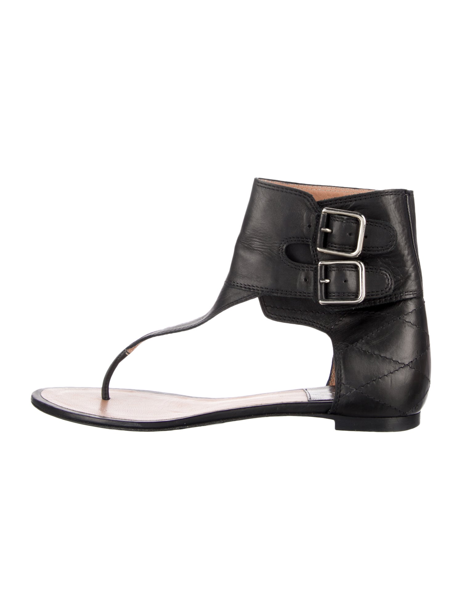 Laurence Dacade Leather T-Strap Sandals