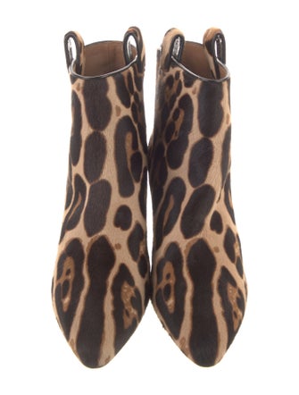 Laurence Dacade Ponyhair Animal Print Boots
