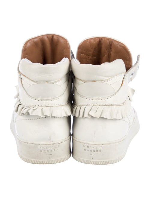 Laurence Dacade Leather Ruffle Embellishment Sneakers