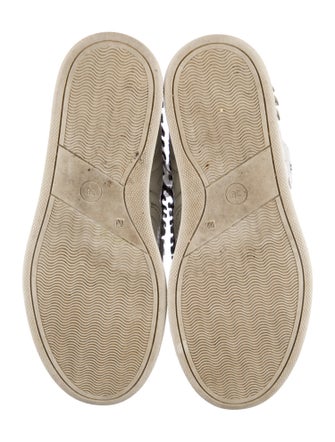 Laurence Dacade Leather Ruffle Embellishment Sneakers