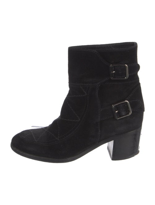 Laurence Dacade Suede Moto Boots