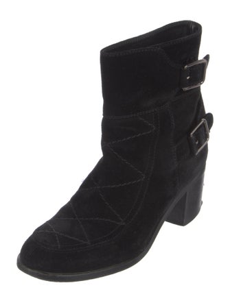 Laurence Dacade Suede Moto Boots