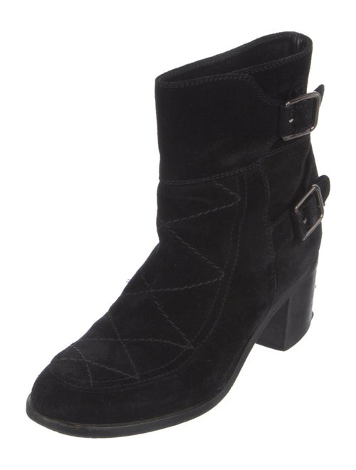Laurence Dacade Suede Moto Boots