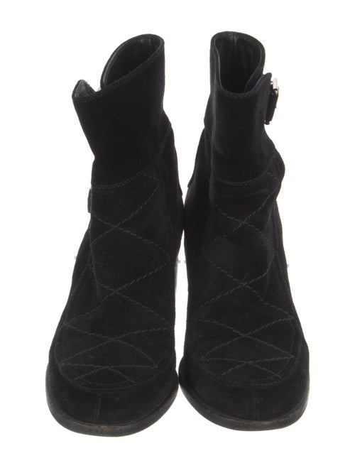 Laurence Dacade Suede Moto Boots