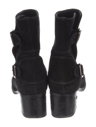 Laurence Dacade Suede Moto Boots