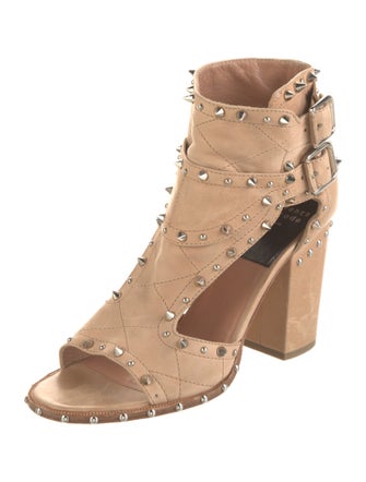 Laurence Dacade Leather Studded Accents Sandals