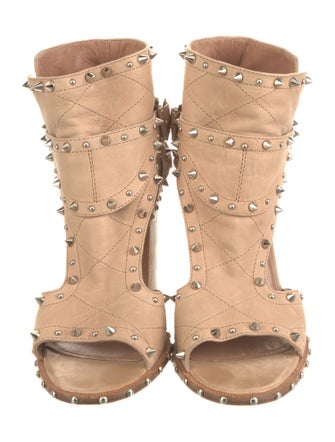 Laurence Dacade Leather Studded Accents Sandals