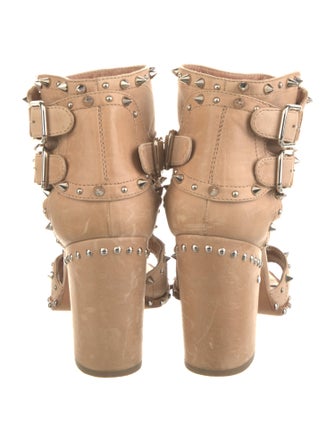 Laurence Dacade Leather Studded Accents Sandals