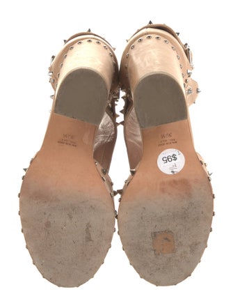 Laurence Dacade Leather Studded Accents Sandals