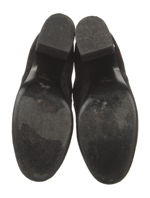 Laurence Dacade Suede Floral Print Sock Boots