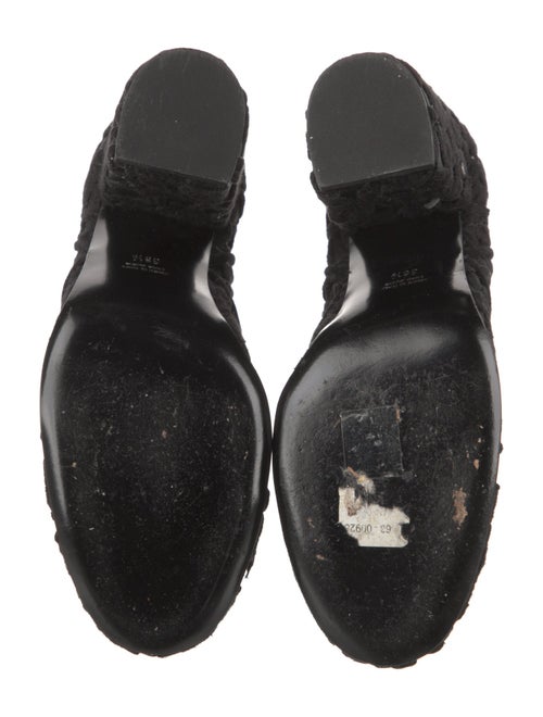 Laurence Dacade Mesh Embroidered Accent Combat Boots