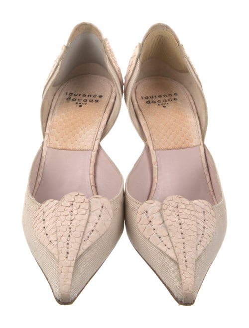 Laurence Dacade Canvas D'Orsay Pumps