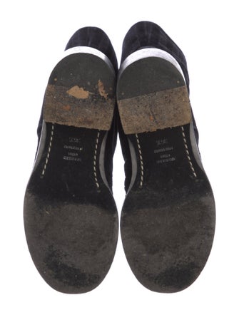 Laurence Dacade Velvet Combat Boots