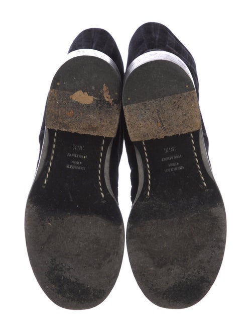 Laurence Dacade Velvet Combat Boots