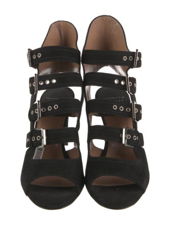 Laurence Dacade Suede Gladiator Sandals