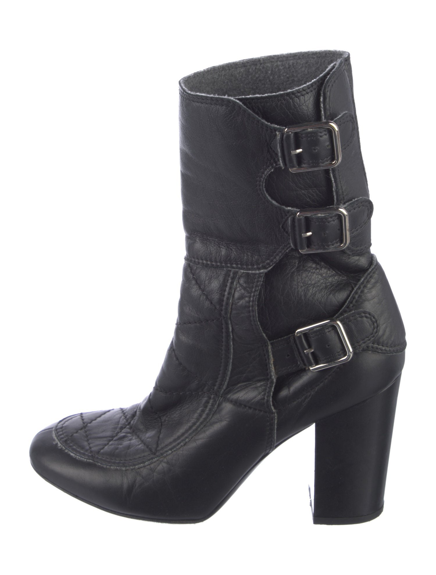 Laurence Dacade Leather Moto Boots