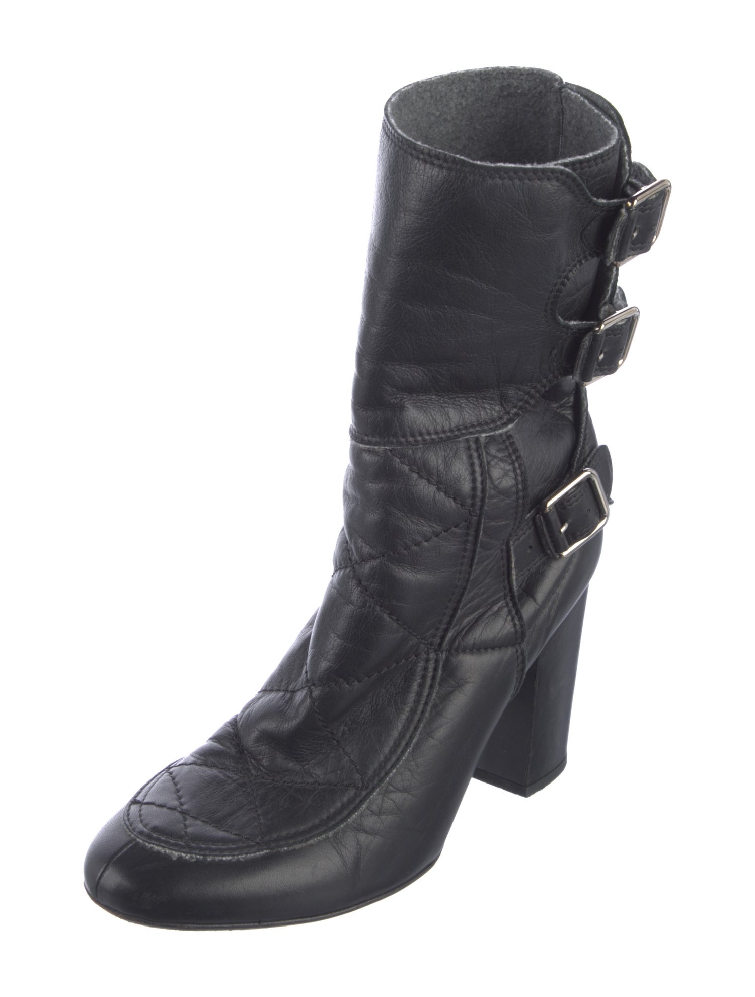 Laurence Dacade Leather Moto Boots