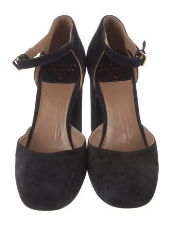 Laurence Dacade Suede D'Orsay Pumps