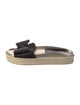 Laurence Dacade Satin Bow Accents Espadrilles