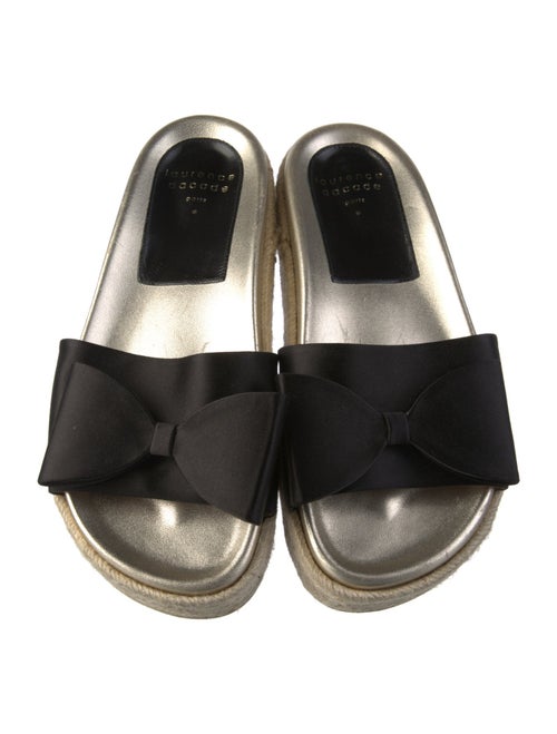 Laurence Dacade Satin Bow Accents Espadrilles