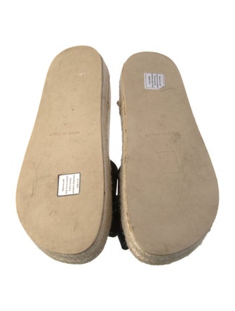 Laurence Dacade Satin Bow Accents Espadrilles