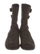 Laurence Dacade Suede Printed Moto Boots