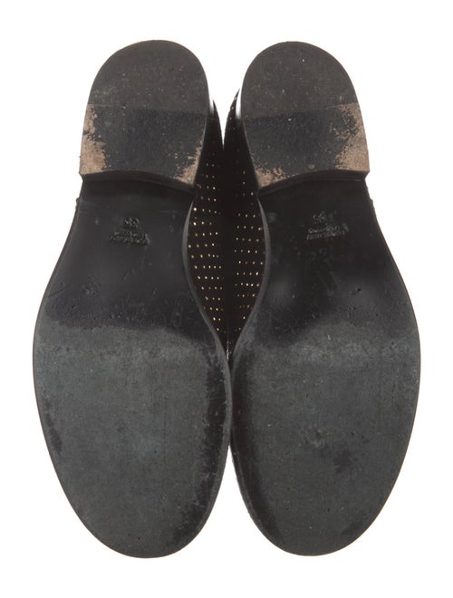 Laurence Dacade Suede Printed Moto Boots