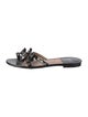 Laurence Dacade Leather Polka Dot Print Slides