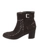 Laurence Dacade Suede Studded Accents Boots