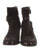Laurence Dacade Suede Studded Accents Boots