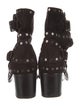 Laurence Dacade Suede Studded Accents Boots