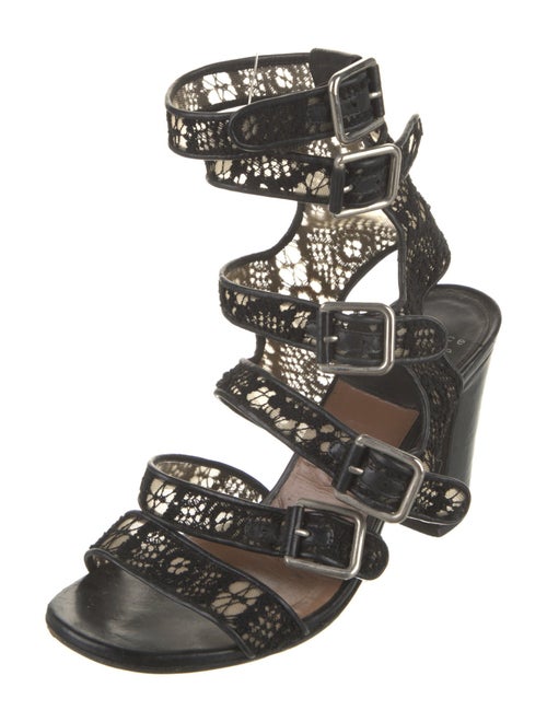 Laurence Dacade Lace Lace Pattern Gladiator Sandals