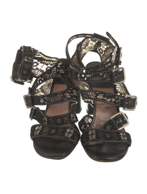 Laurence Dacade Lace Lace Pattern Gladiator Sandals
