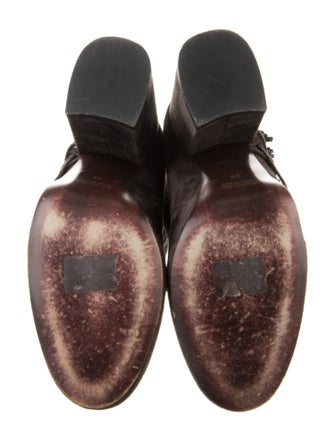 Laurence Dacade Suede Tassel Accents Lace-Up Boots